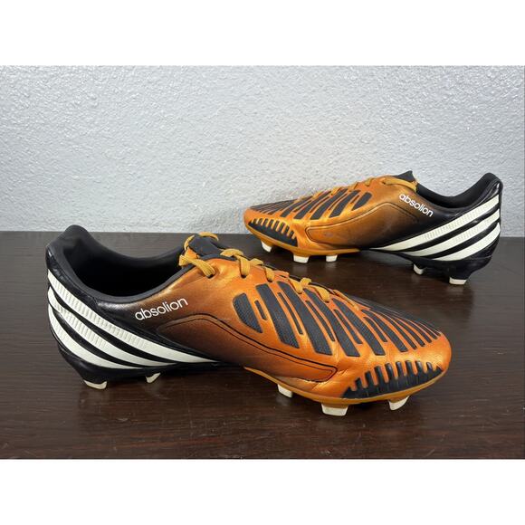 ADIDAS Predator Absolion LZ TRX FG Mens Size 7.5 Soccer Cleats Orange Black